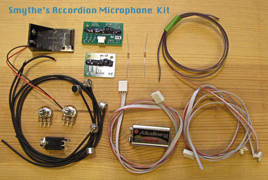Accordion Microphone system installation smythe's Accordion