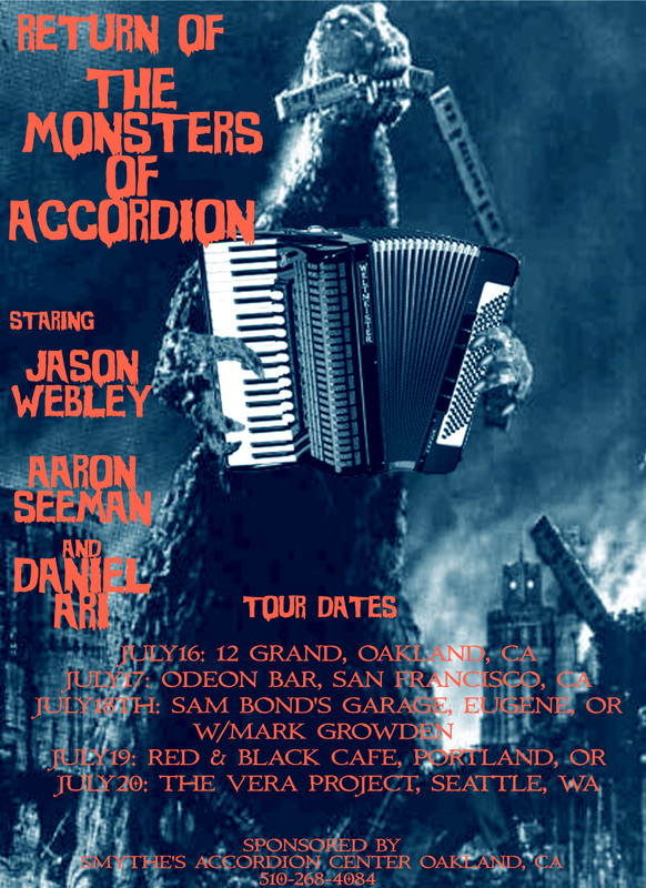 Monsters of accordion poster 21Grand Oakland California Smythes
